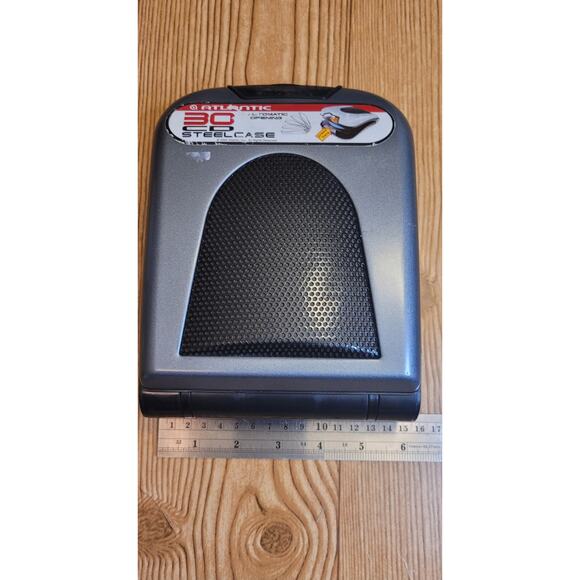 Metal CD DVD case Atlantic 30 CD steelcase automatic opening media hard shell - Picture 9 of 10